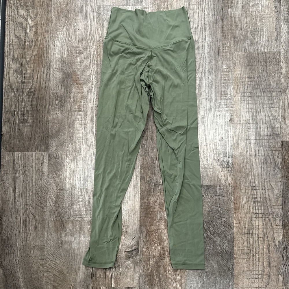Aerie Offline Real Me Ankle Leggings Crossover Size Medium Light Sage Green